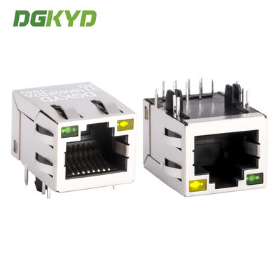 Socket de port réseau RJ45 avec transformateur intégré de 100 Mbps et lumière DGKYD211B002FD2A4D