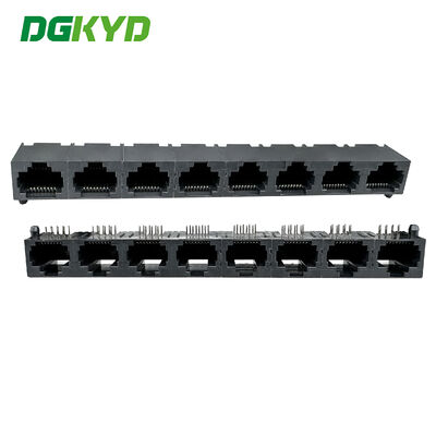 RJ45 1X8 8P8C tout en plastique connecteur sans lumière prise de réseau DGKYD561888IWA1DY1022