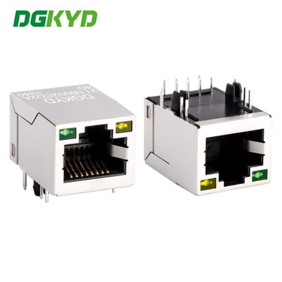 Connecteur RJ45, tête cristal, interface Ethernet 100Mbps, transformateur intégré DGKYD211B002CD2A4D