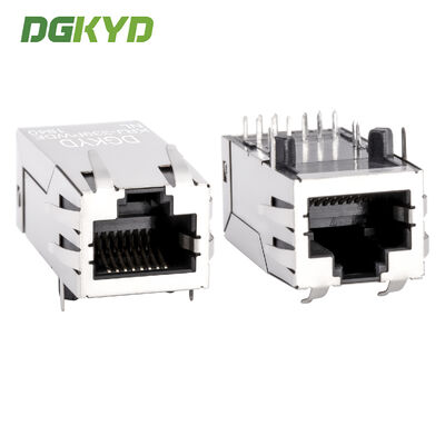 Transformateur RJ45 PoE 1 port, RJ45 intégré 12 broches 1000m pour émetteur-récepteur fibre optique KRJ-339PWDENL
