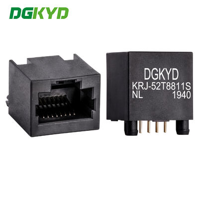 180 degrés entrée supérieure Ultrathin Rj45 connecteur câble Ethernet prise KRJ-52T8811SNL