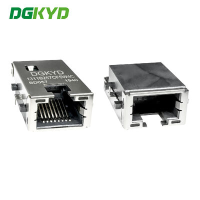 Carte RJ45 à enfoncer 100Mbps avec filtre intégré et blindage de bande lumineuse DGKYD1311B257CF5W4CBD057