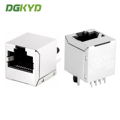 Connecteur de port réseau RJ45 100Mbps transformateur intégré port réseau vertical DGKYD511B083GWA8D