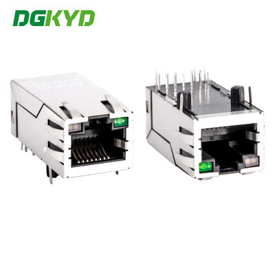 KRJ-339AGYGNL RJ45 Connecteur Gigabit Réseau de communication Porte prise 33 Interface longue