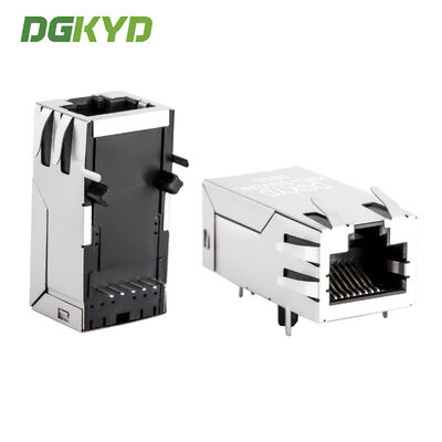 Connecteur Rj45 à port unique 6 broches avec transformateur / LED KRJ-3302NL
