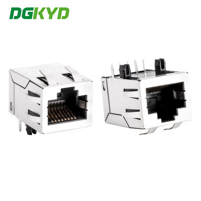 Connecteur 100 BASE Lan RJ45 avec Transformateur TAB vers le haut Megabit Ethernet Jack modulaire