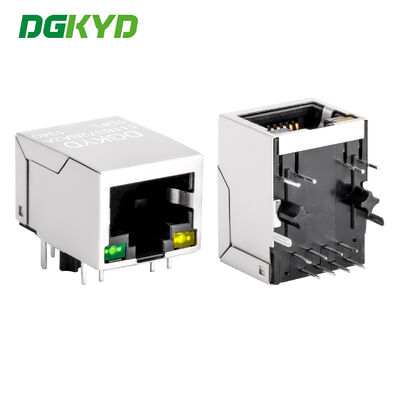 Connecteur blindé RJ45 pour protection contre la foudre avec placage or 6U et filtre intégré pour port réseau