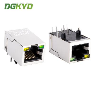 Connecteur RJ45 100 Mbps avec transformateur intégré pour interface réseau industrielle