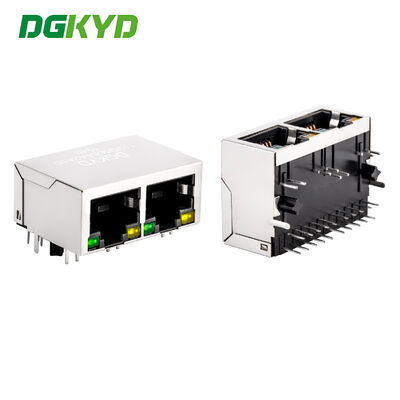 Connecteur RJ45 Jack Modulaire avec Filtre Plaqué Or 6u et Port TAB-Down pour Gigabit Ethernet
