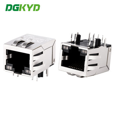 Connecteur féminin RJ45 de qualité industrielle 10/100 Base-T Connecteur blindé RJ45 avec filtre à 100 Mbps