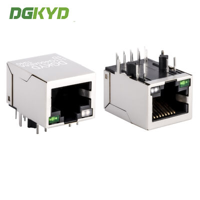 Connecteur Gigabit RJ45 avec transformateur intégré et filtrage Ethernet RJ45 Jack