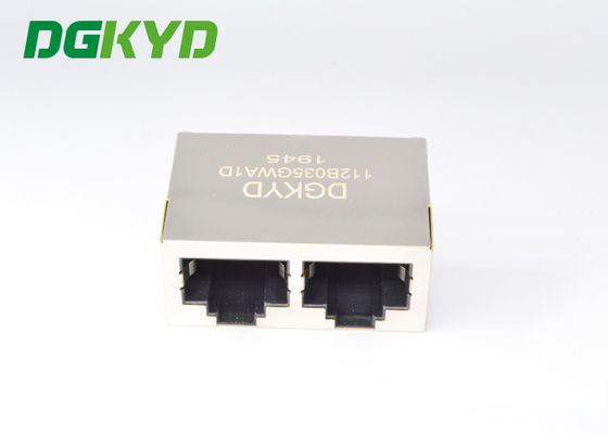 connecteur de réseau de la prise 10m RJ45 de filet de 1x2 8P8C