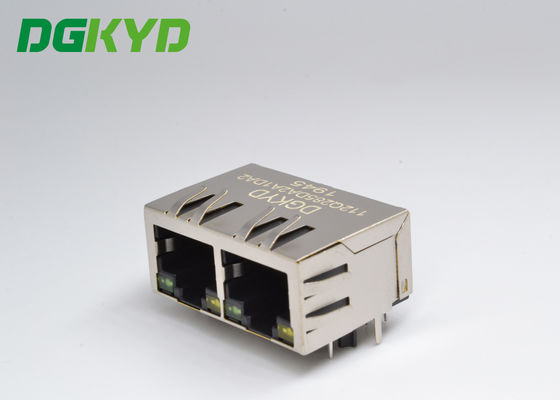 Connecteur d'Ethernet de 10P8C 2.5G RJ45 avec le transformateur d'aile de ceinture de lampe