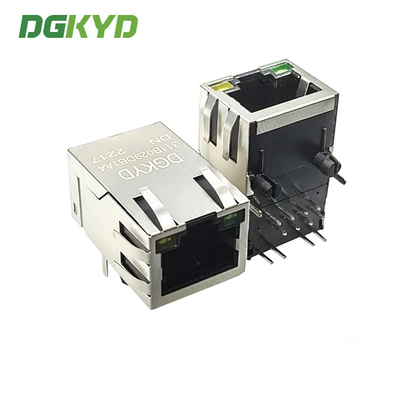 OEM de prise d'Ethernet du Magnetics intégré par bâti RJ45 Jack Module Tab Up Cat 5 de carte PCB de DGKYD311B029DB1A4DN